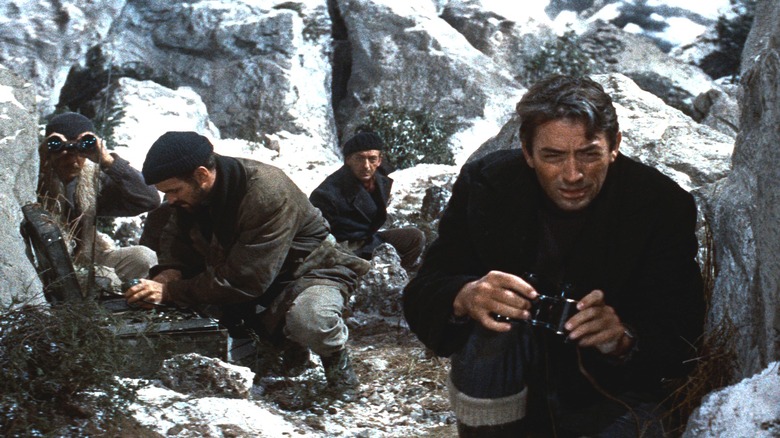 Mallory leads his team through the mountains in Guns of Navarone (1961)