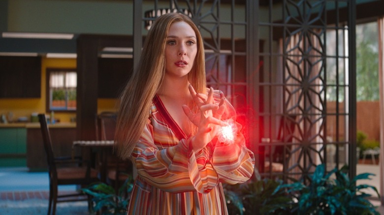 Wanda conjuring a spell