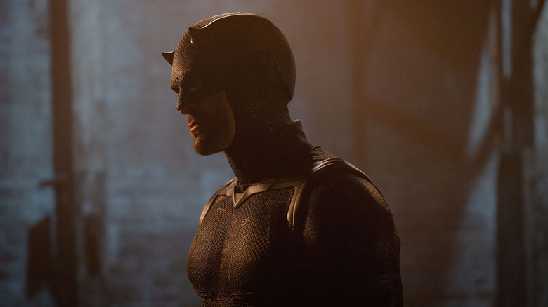 Daredevil standing in a dark alley in Daredevil: Born Again (2025)