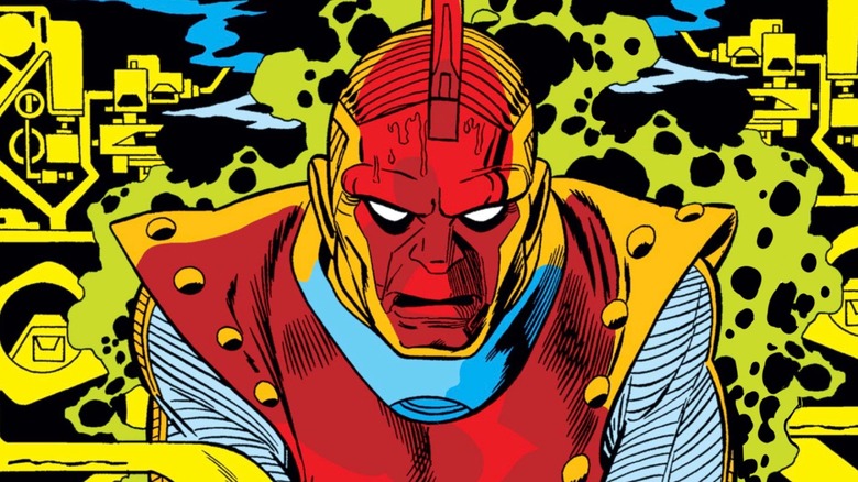 The High Evolutionary sweating while working on machinery