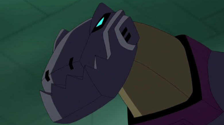 Grimlock in tyrannosaurus mode on The Transformers