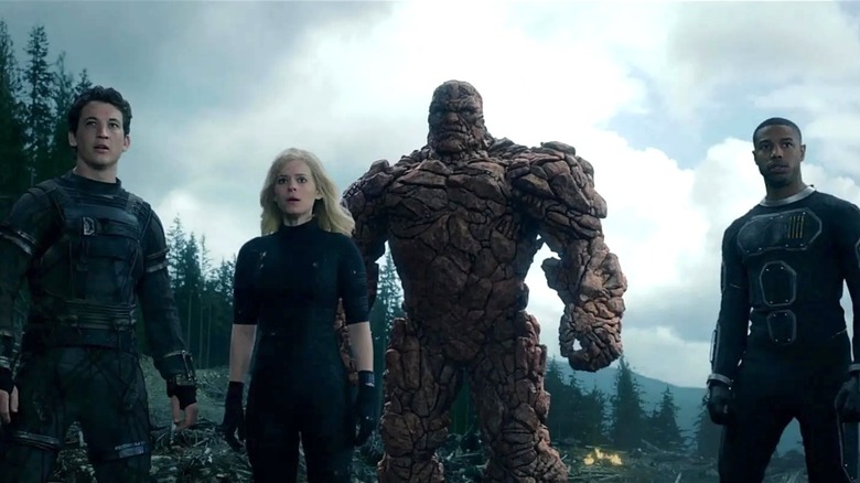 The Fantastic Four lined up