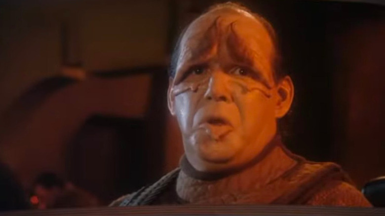 A Pakled on the viewscreen in "Star Trek: The Next Generation" (1987-1994)