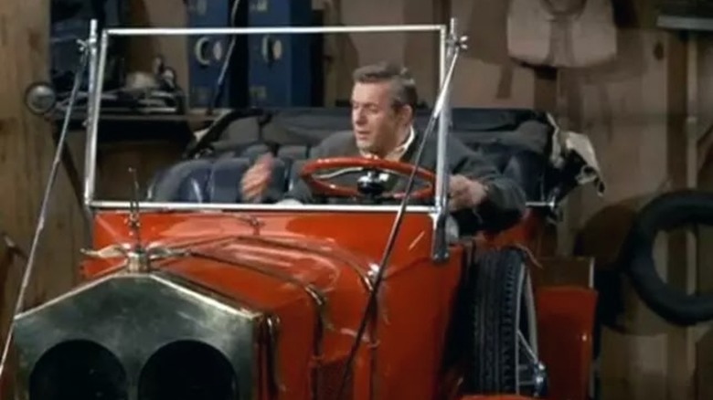 Dave Crabtree driving his mother, Gladys, in "My Mother the Car"