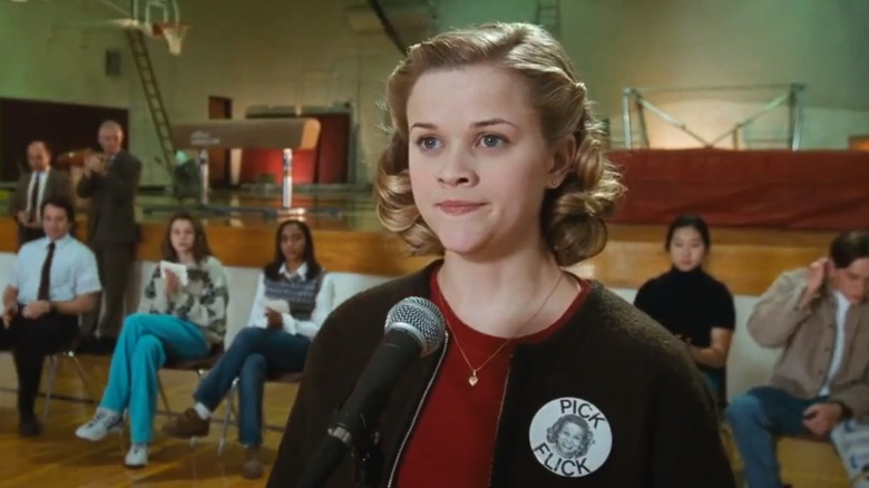 Tracy Flick makes a speech