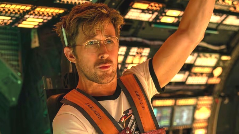 Dr. Ryland Grace in the Hail Mary spaceship