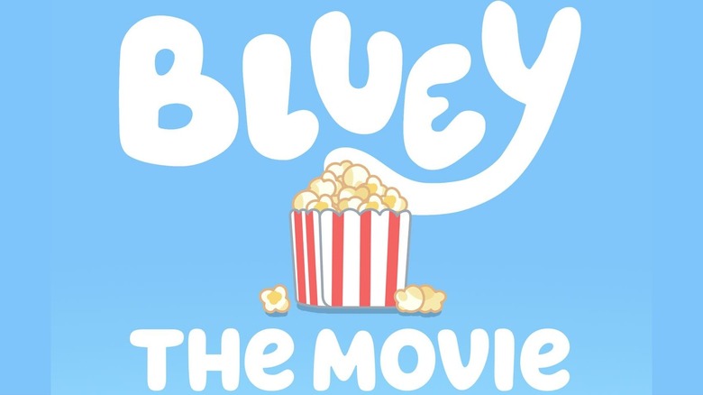 The logo for "Bluey The Movie"