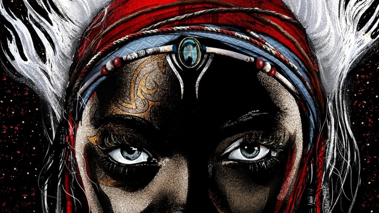 Cover art from the novel "The Children of Blood and Bone"