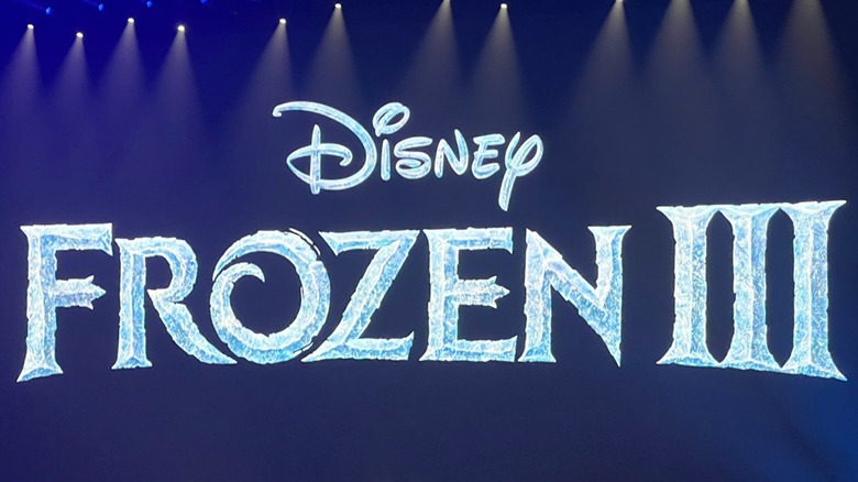 The announcement logo for "Frozen III"
