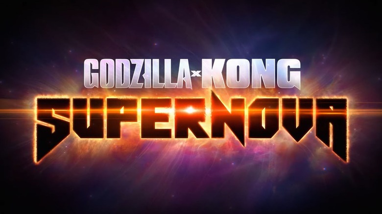 Movie logo for "Godzilla X Kong: Supernova"