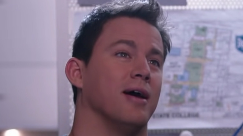 Channing Tatum mouth open 22 Jump Street