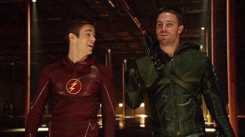 Arrow and Flash walking