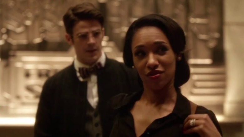 Iris-2 stands next to Barry