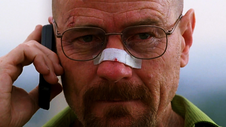 Walter White talking on phone