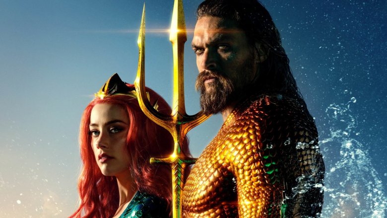 Jason Momoa and Amber Heard in Aquaman