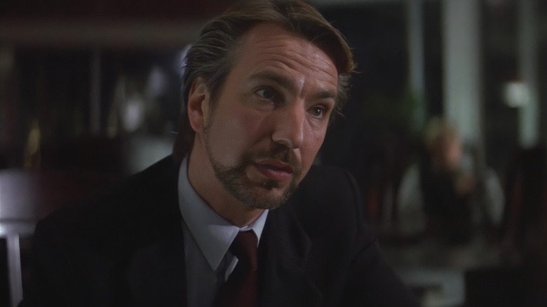 Hans Gruber talking