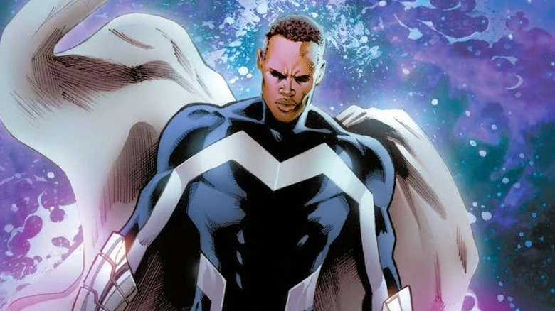 Blue Marvel in space