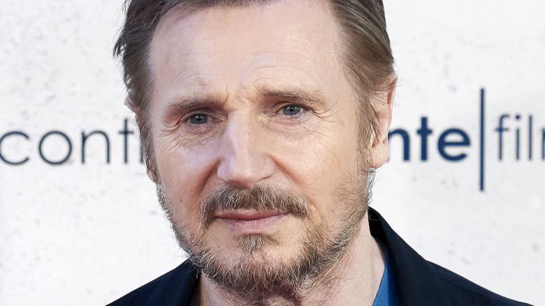 Liam Neeson on red carpet