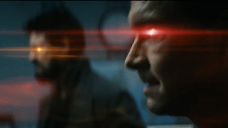 Butcher and Homelander protecting Ryan