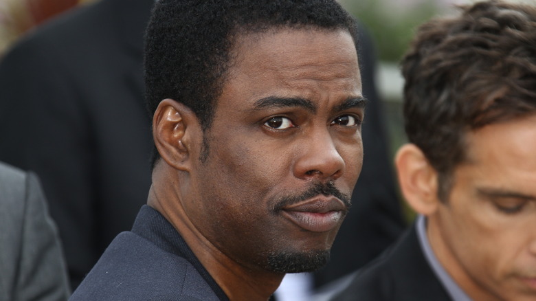 Chris Rock on the red carpet