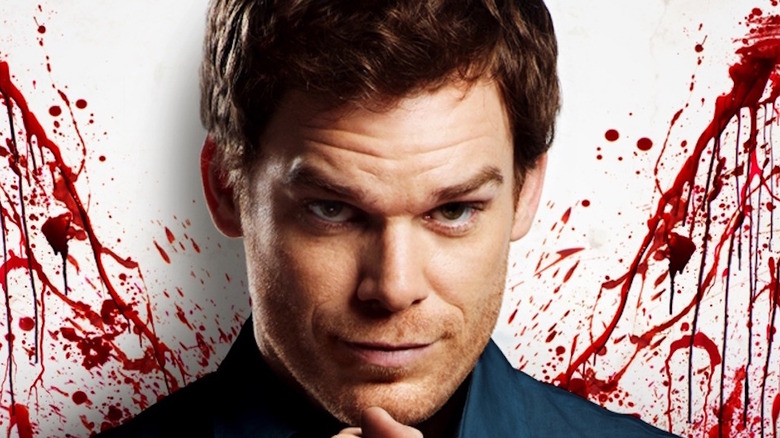 Dexter Morgan smirking