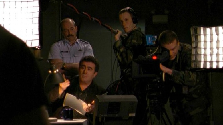 The documentary camera crew