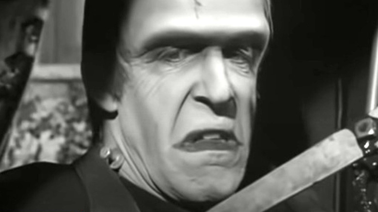 Herman Munster scowling