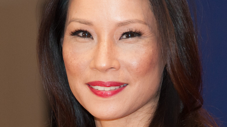 Lucy Liu at media dinner