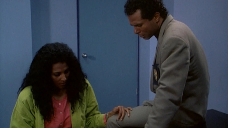 Valerie and Tubbs say goodbye
