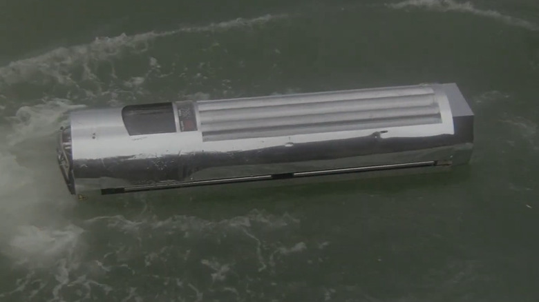 Alfred Molina with frozen reggae singer