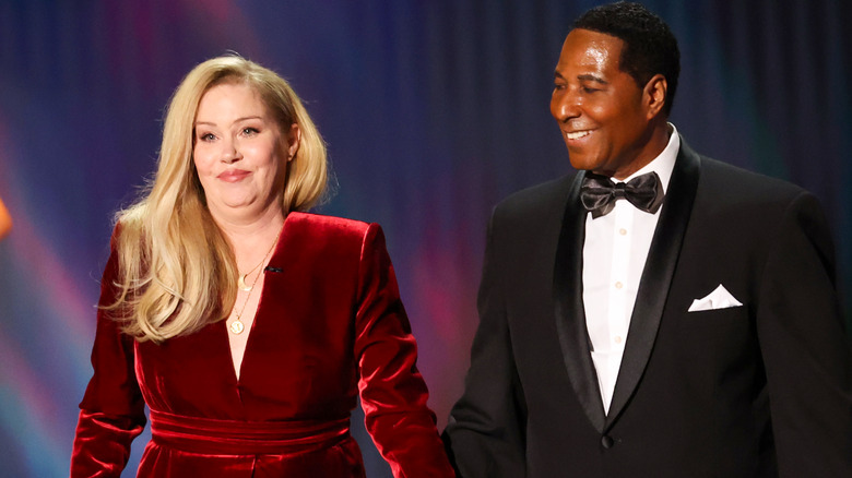 Christina Applegate smiles