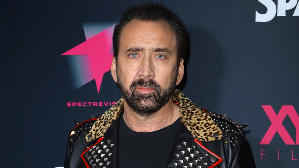 Nicolas Cage on red carpet