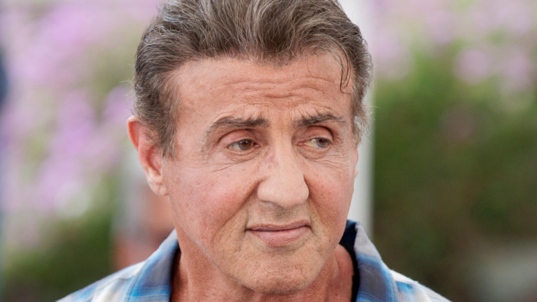 Sylvester Stallone outside