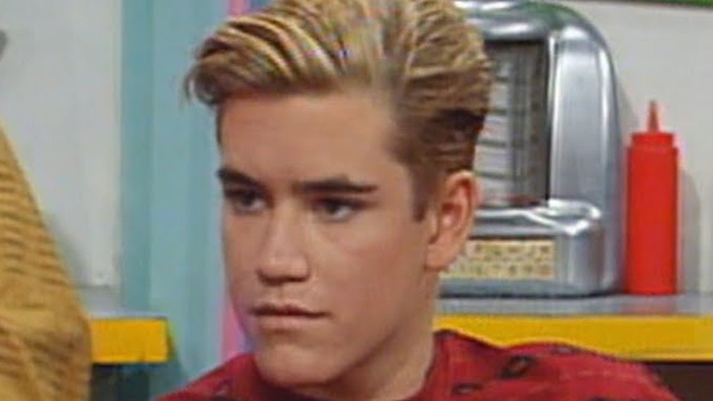 Zack Morris in diner