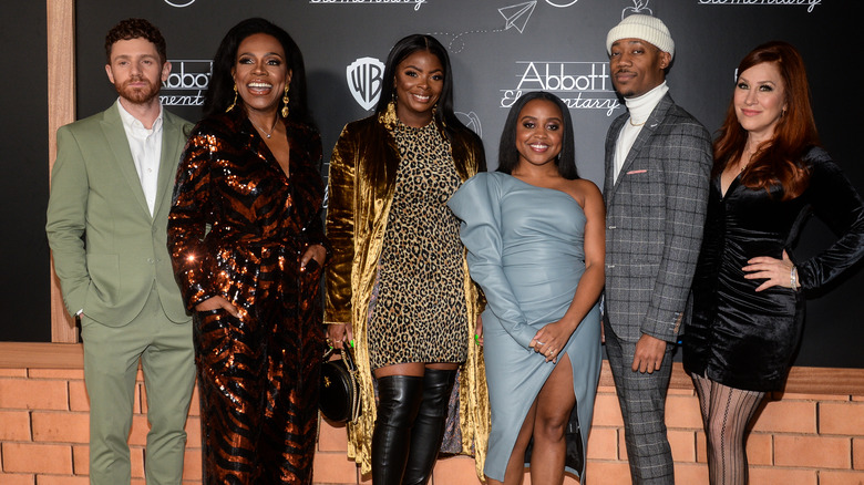The cast of Abbott Elementary attends event