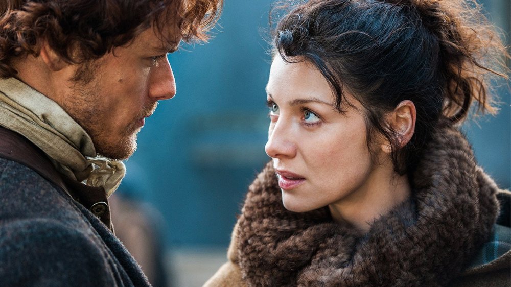 Caitriona Balfe as Claire Randall Fraser on Outlander