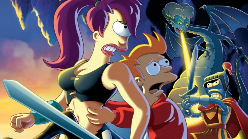 Promotional art from Futurama: Bender's Game