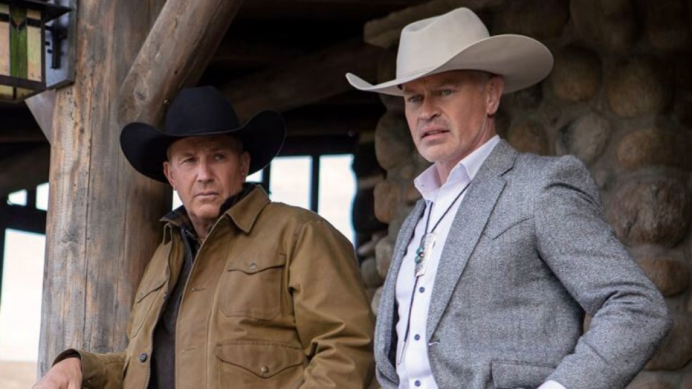 Neal McDonough and Kevin Costner on Yellowstone