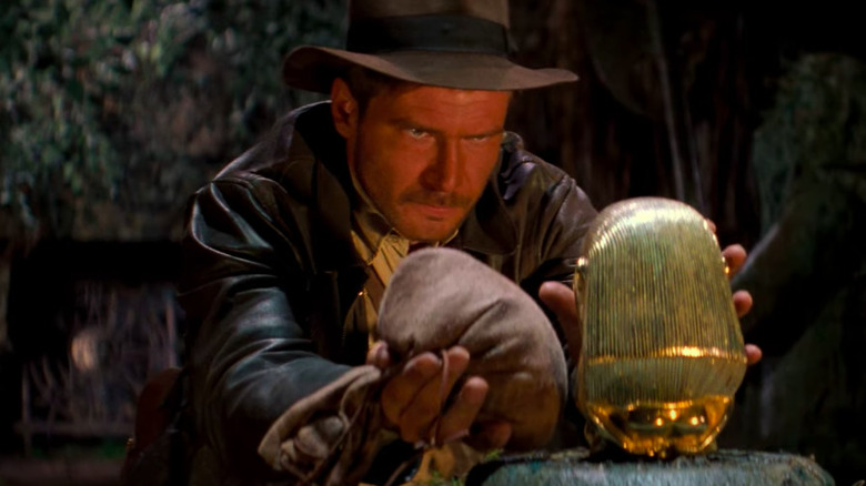 Raiders of the Lost Ark golden idol scene