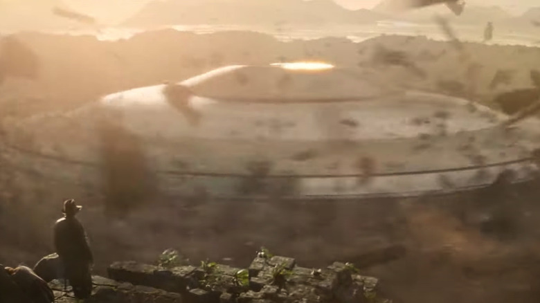 UFO landing