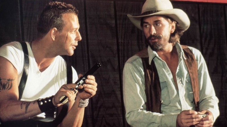 Mickey Rourke and Don Johnson in Harley Davidson and the Marlboro Man