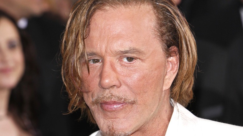 Mickey Rourke at event