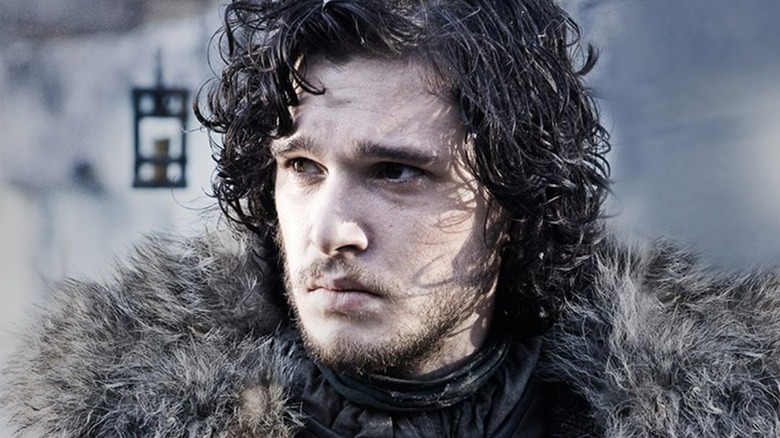 Jon Snow outside