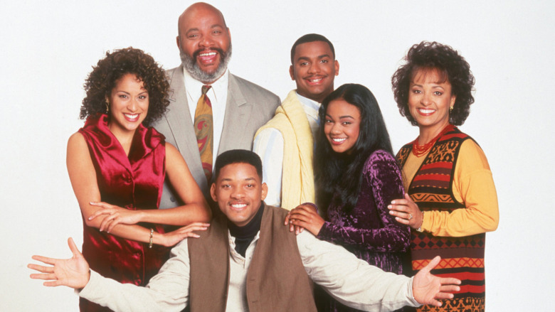 The cast of Fresh Prince of Bel-Air in a promo photo