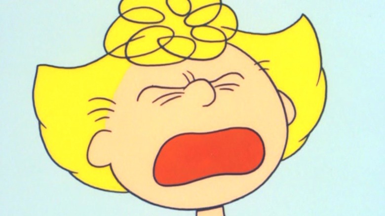 Sally Brown screaming