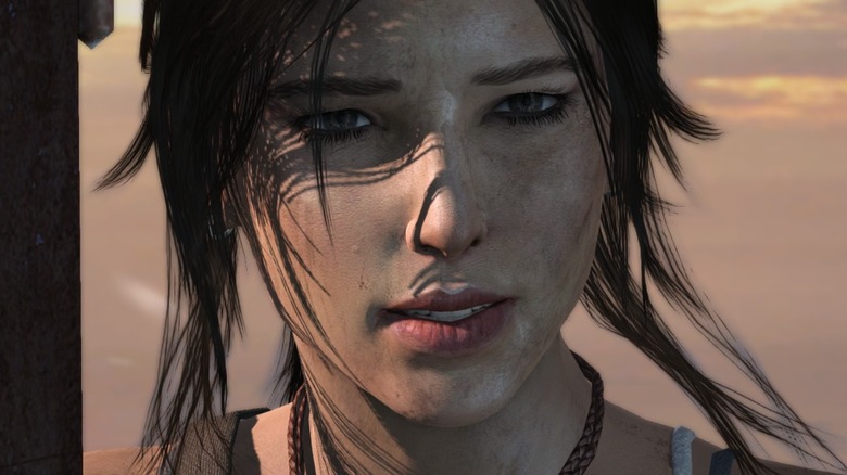 Lara Croft close up