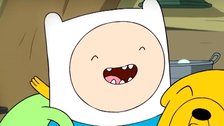 Finn smiling in Adventure Time