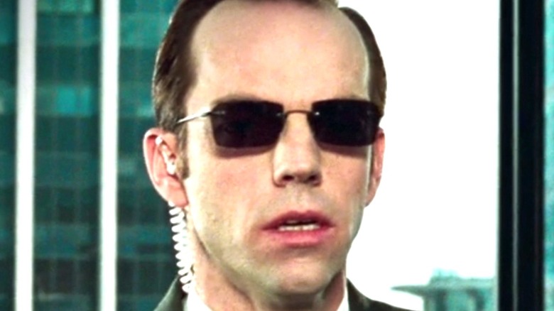 Agent Smith in sunglasses