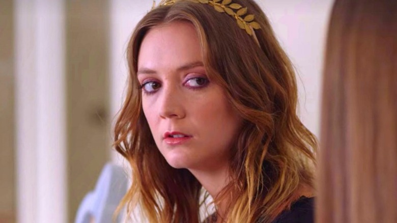 Mallory looking at Zoe in American Horror Story Apocalypse