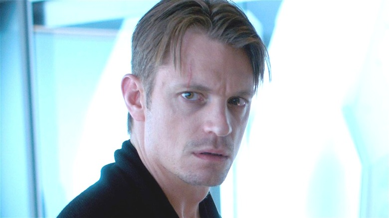 Takeshi Kovacs looking concerned on Altered Carbon